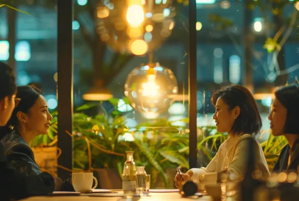 a group of professionals analyzing data and strategizing to maximize client success with gohighlevel management strategies.